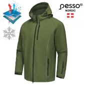 SoftShell Winter Jacket Pesso Otava, olive green