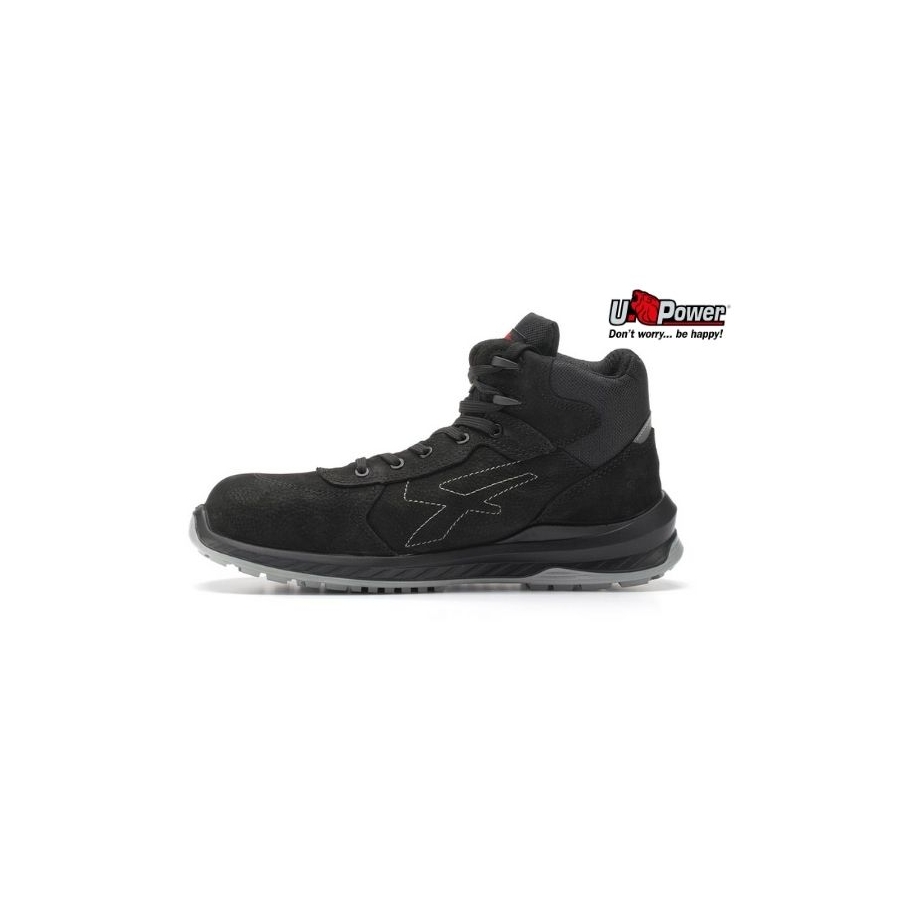 U-Power NERO ESD S3 CI SRC Black - Fast delivery  Spartoo Europe ! - Shoes  safety shoes Men 63,20 €