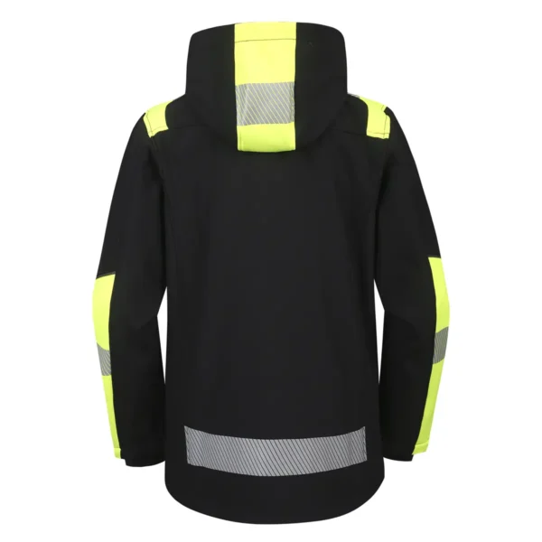 SoftShell Pesso ASTRA jacket, black/yellow | darborubai.lt
