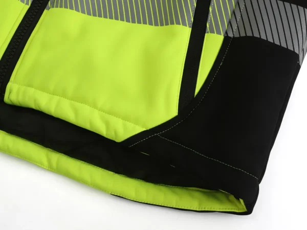 Signal jacket Pesso Softshell CALGARY, yellow | darborubai.lt