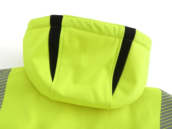 Signal jacket Pesso Softshell CALGARY, yellow | darborubai.lt