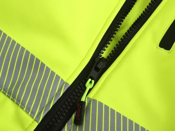 Signal jacket Pesso Softshell CALGARY, yellow | darborubai.lt