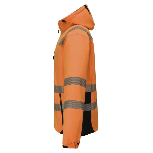 Signalinė striukė Pesso Softshell Calgary, oranžinė | darborubai.lt