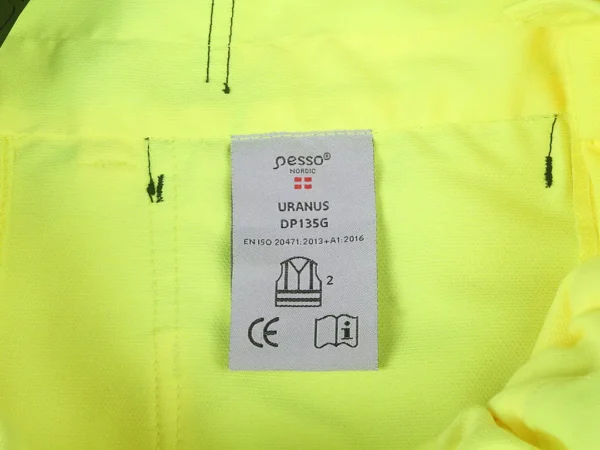 Darbo puskombinezonis Pesso URANUS Flexpro DP135G, geltonas | darborubai.lt