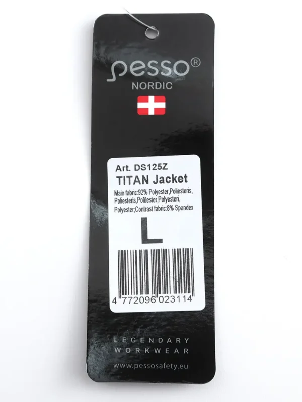 Darbo švarkas Pesso TITAN DS125Z, žalias | darborubai.lt