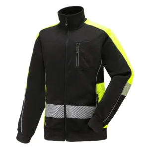Warm jumper Pesso FL06_B, black-yellow | darborubai.lt