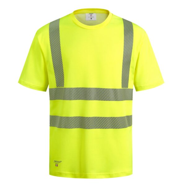 Marškinėliai Pesso HVMCOT HI-VIS geltoni | HVMCOT_G | darborubai.lt
