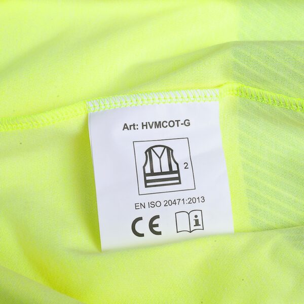 Marškinėliai Pesso HVMCOT HI-VIS geltoni | HVMCOT_G | darborubai.lt