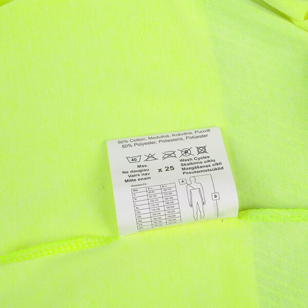 Marškinėliai Pesso HVMIL HI-VIS geltoni | HVMIL_G | darborubai.lt