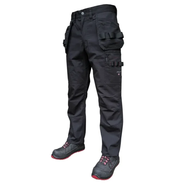 Darbo kelnės Pesso RipStop Pro KD115B, juodos | darborubai.lt