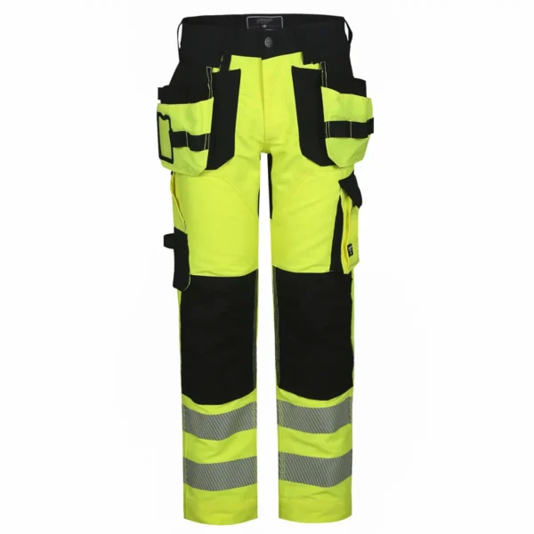 Darbo kelnės Pesso URANUS Flexpro KD135G, HI-VIS geltona | darborubai.lt