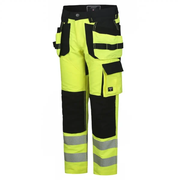 Darbo kelnės Pesso URANUS Flexpro KD135G, HI-VIS geltona | darborubai.lt
