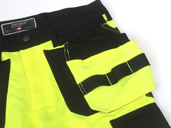 Darbo kelnės Pesso URANUS Flexpro KD135G, HI-VIS geltona | darborubai.lt