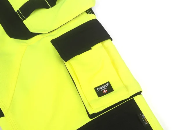 Darbo kelnės Pesso URANUS Flexpro KD135G, HI-VIS geltona | darborubai.lt