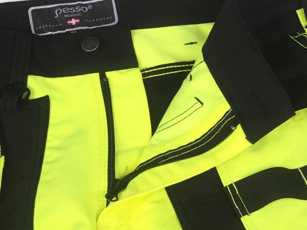 Darbo kelnės Pesso URANUS Flexpro KD135G, HI-VIS geltona | darborubai.lt