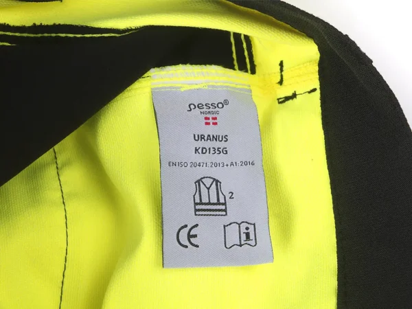 Darbo kelnės Pesso URANUS Flexpro KD135G, HI-VIS geltona | darborubai.lt