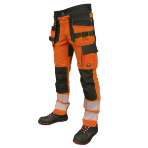 Work trousers Pesso URANUS Flexpro KD135OR, HI-VIS orange | darborubai.lt