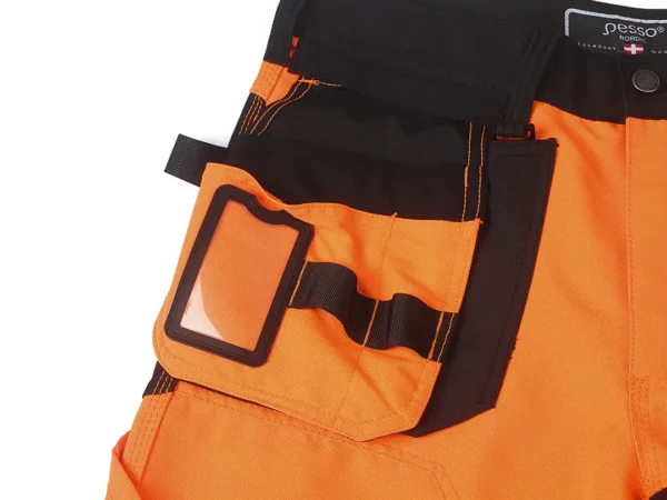 Darbo kelnės Pesso URANUS Flexpro KD135OR, HI-VIS oranžinė | darborubai.lt