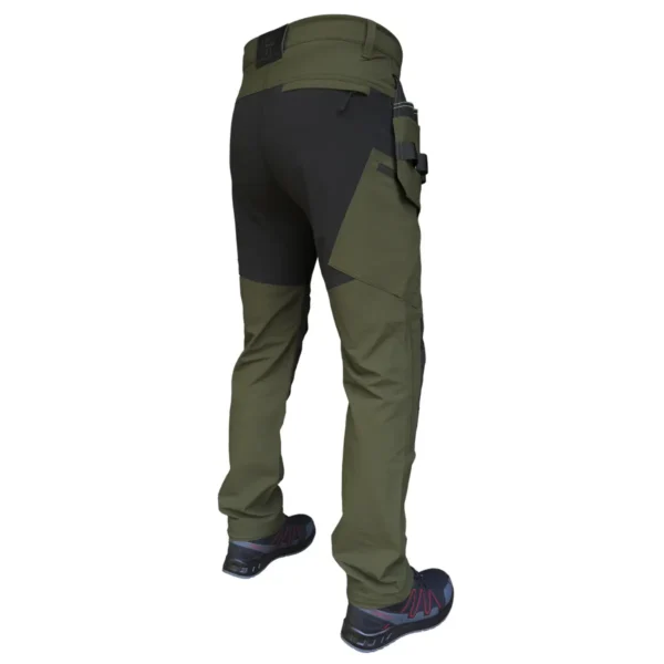 Darbo kelnės Pesso Jupiter Fit Slim KD175Z, žalios | darborubai.lt