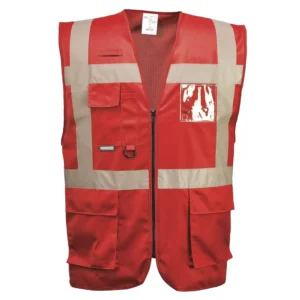 Signal vest Iona Portwest, LP476R, red | darborubai.lt