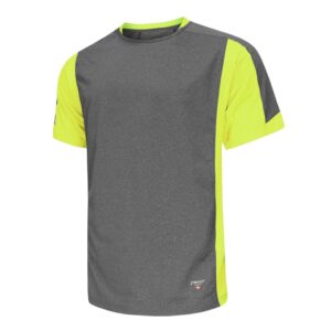 Marškinėliai Pesso Breeze MP205_G pilki/geltoni | darborubai.lt