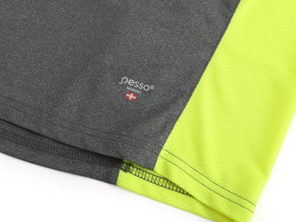 Marškinėliai Pesso Breeze MP205_G pilki/geltoni | darborubai.lt