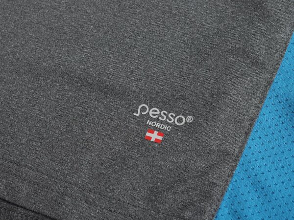 Marškinėliai Pesso Breeze MP205_M pilki/mėlyni | MP205_M | darborubai.lt