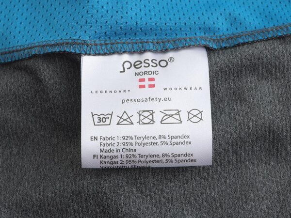 Marškinėliai Pesso Breeze MP205_M pilki/mėlyni | MP205_M | darborubai.lt
