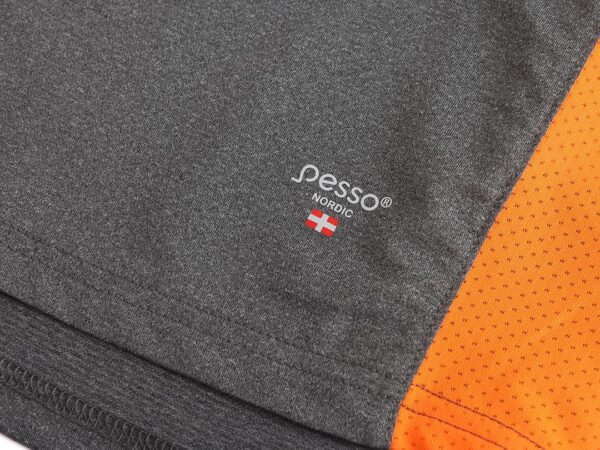 Marškinėliai Pesso Breeze MP205_OR pilki/oranžiniai | MP205_OR | darborubai.lt