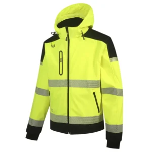 High visibility jacket Pesso PALERMO_G, yellow | darborubai.lt