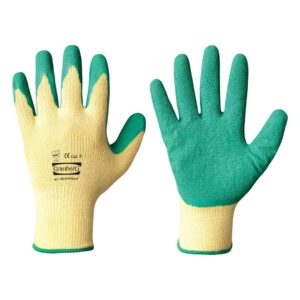 Megztos darbo pirštinės aplietos lateksu RUBBER | PRUBBER | darborubai.lt