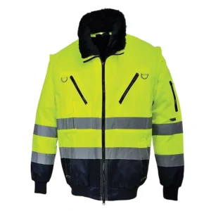 Ultra bright jacket Pesso HI-VIS SNVGMP, yellow | darborubai.lt