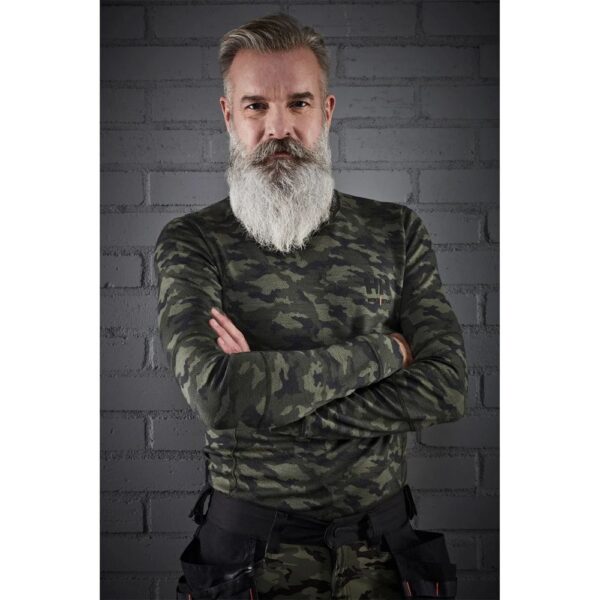 Ilgarankoviai marškinėliai Helly Hansen Kensigton Camo | MHHCAMOILG | darborubai.lt