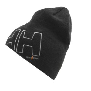 Megzta kepurė Helly Hansen Beanie juoda | KHHJ | darborubai.lt