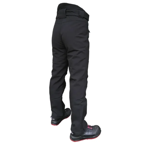 Šiltos neperšlampančios kelnės Pesso BARNABI Softshell, juodos | darborubai.lt