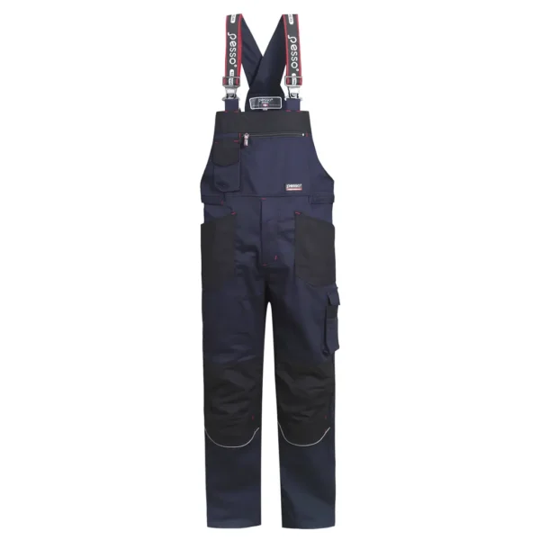 Darbo puskombinezonis Pesso Twill Stretch, DP215M, mėlynas | darborubai.lt