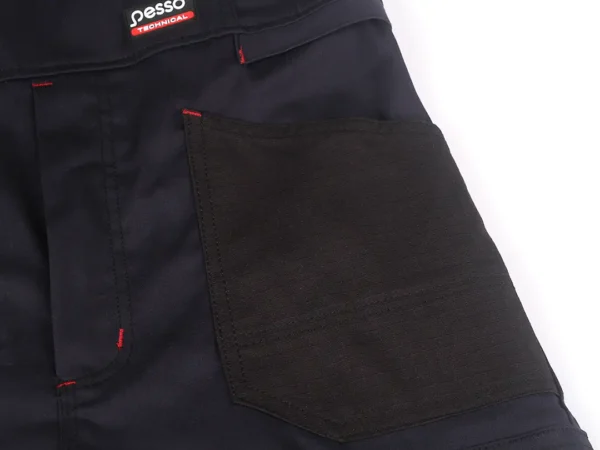 Darbo puskombinezonis Pesso Twill Stretch, DP215M, mėlynas | darborubai.lt