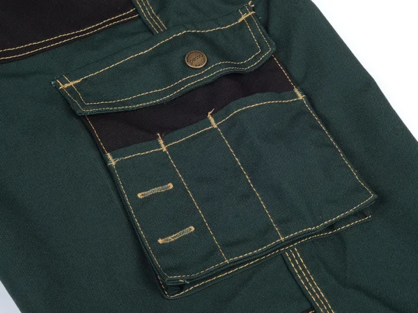 Work overalls Pesso Canvas DPCZ, green | darborubai.lt