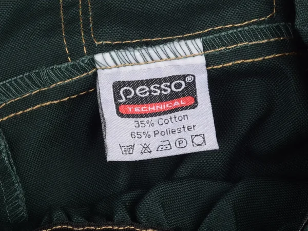 Work overalls Pesso Canvas DPCZ, green | darborubai.lt