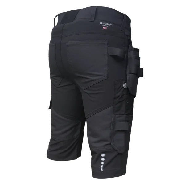 Darbo šortai Pesso TITAN Flexpro, KB125P, pilki | darborubai.lt
