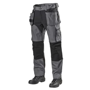 Darbinės kelnės L.Brador 1042PB, KD1042PBP, pilkos | darborubai.lt