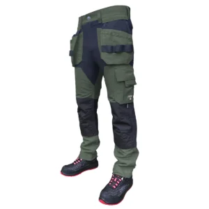 Work trousers Pesso TITAN Flexpro, KD125Z, green | darborubai.lt