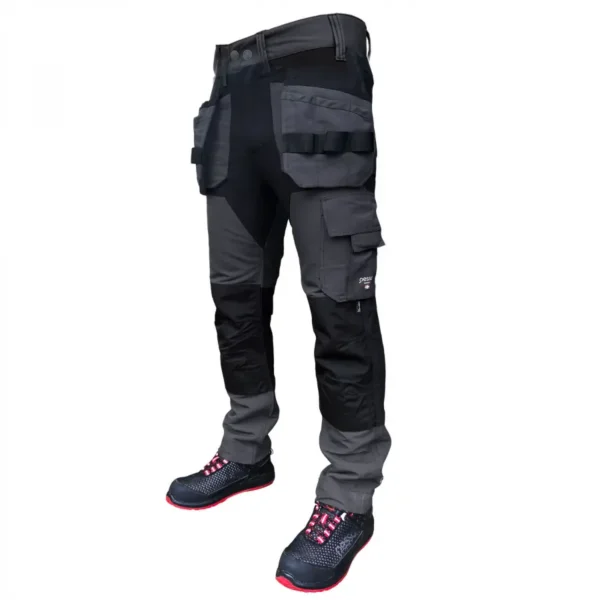 Darbo kelnės Pesso 126 TITAN Flexpro, KD126P, pilkos | darborubai.lt