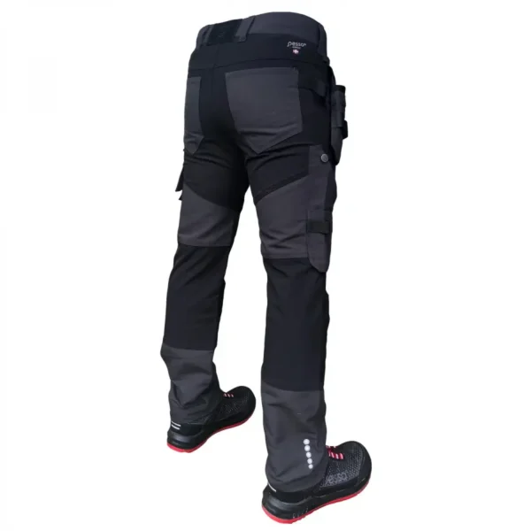 Darbo kelnės Pesso 126 TITAN Flexpro, KD126P, pilkos | darborubai.lt