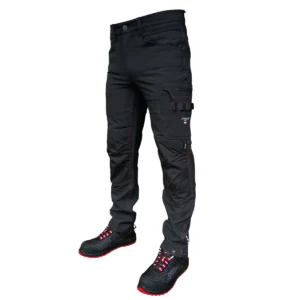Darbo kelnės Pesso Stretch Mercury, KD145B, juodos | darborubai.lt