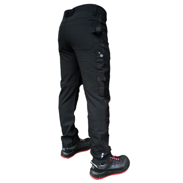 Darbo kelnės Pesso Stretch Mercury, KD145B, juodos | darborubai.lt