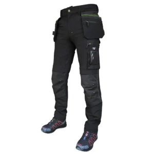 Darbo kelnės Pesso Taurus Stretch KD165B, juodos | darborubai.lt