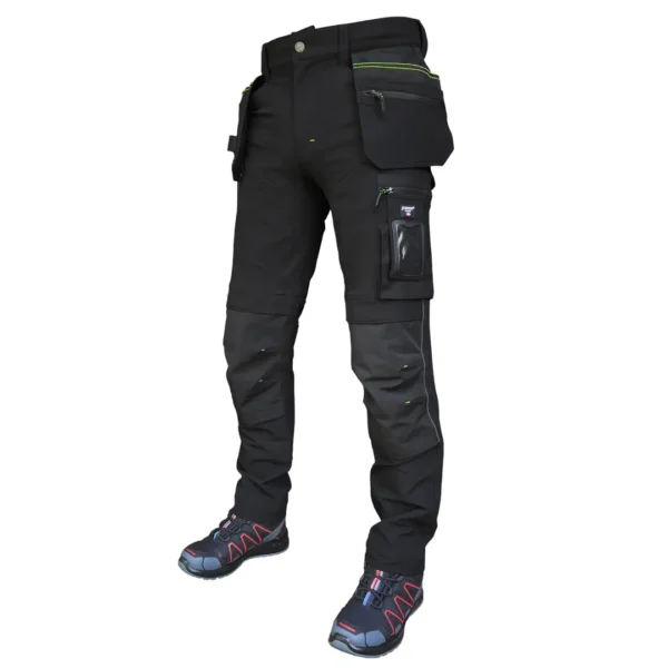 Darbo kelnės Pesso Taurus Stretch KD165B, juodos | darborubai.lt