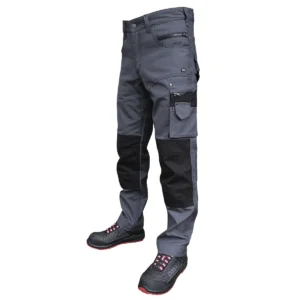 Darbo kelnės Pesso Canvas KDCP, pilkos | darborubai.lt
