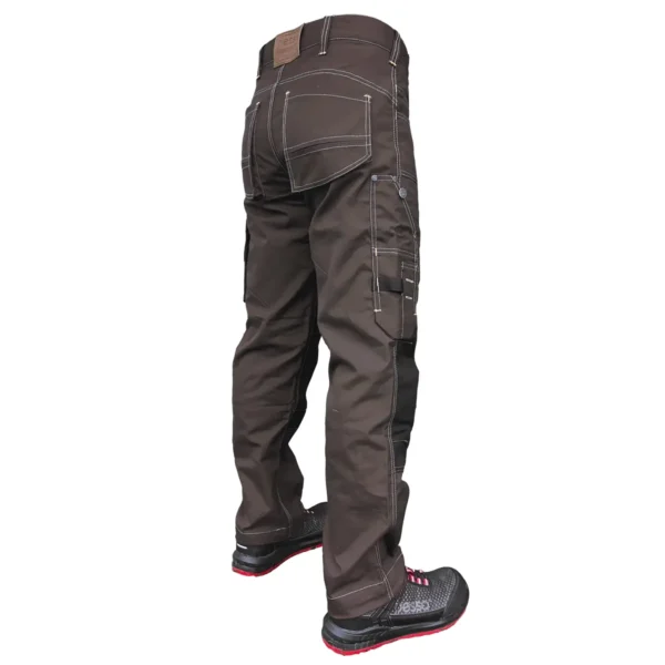 Darbo kelnės Pesso Twill KDRD, rudos | darborubai.lt